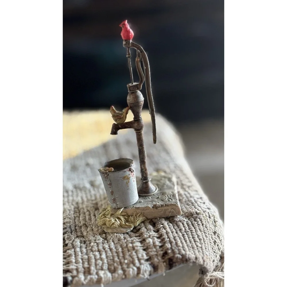 1989 Lowell Davis Pit Stop CARDINAL Water Pump No Box Figurine Vintage Collect